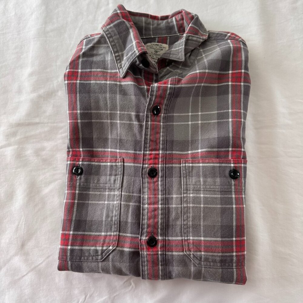 JCrew Flannel Long Sleeve Button Down